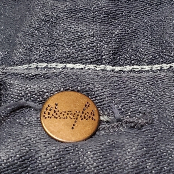 VINTAGE 1980s Wrangler Stone Gray USA Made High Waisted Butt Hugging Jeans - Picture 9 of 9